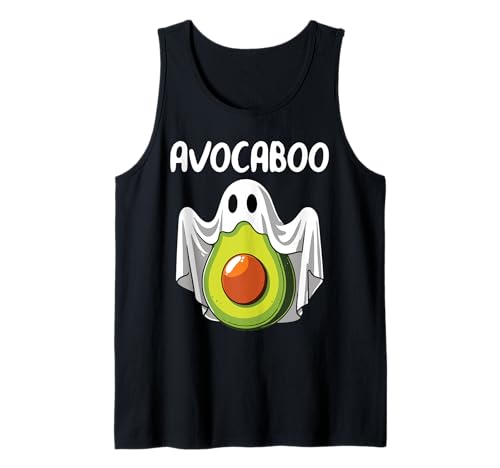 Avocaboo Costume d'avocat amusant d'Halloween Ghost Boo Spuk Débardeur