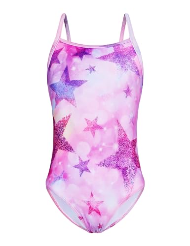 Image of Snowheart Girls Swimsuit One-Piece Bathing Suits Multicolor Kids Sport Summer Beach Swimwear for 2-12 Years Old