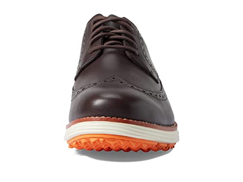 Cole Haan Originalgrand Wing Oxford Golf Dark Chocolate/Alabaster Gleam/Tangelo 9 D (M) #TOP5