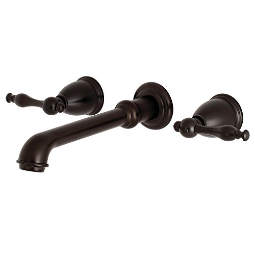 Kingston Brass KS7025NL Naples Roman Tub Faucet, 10-7/16 Inch in Spout Reach, Oil Rubbed Bronze