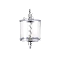 Nadelventil-Typ Ölbecher, M10 x 1 Gewinde, Sicht-Schwerkraft-Tropföler, Drehmaschine, Drehmaschine, Drehmaschine, Zubehör für Motor (400 ml)