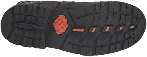 HARLEY-DAVIDSON FOOTWEAR Men's Stealth Carbon Zip Motorcycle Boot, Black, 8.5 | Image 3