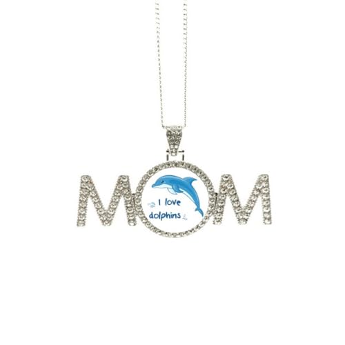 Collier I Love Dolphins anti-ternissement, le cadeau sans faute pour grand-mère