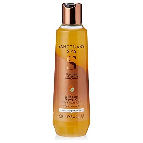 Sanctuary Spa Ultra Rich Shower Oil for Dry Skin, No Mineral Oil