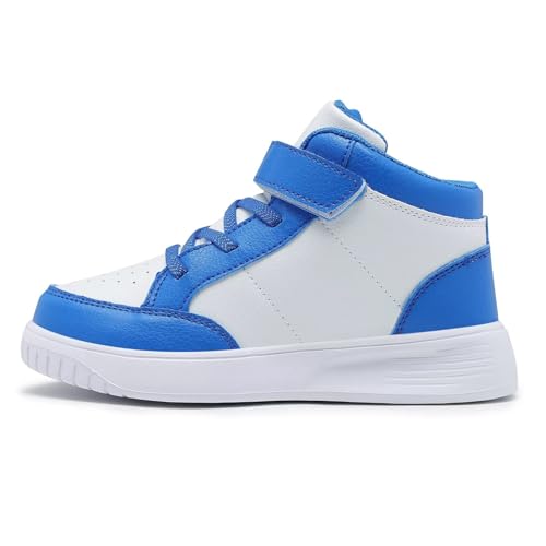 Image of Kids Sneakers Boys Running Shoes Girls High Top Casual Lightweight Classic Adjustable Strap Sneakers