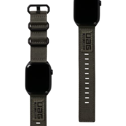URBAN ARMOR GEAR UAG Compatible with Apple Watch Band 49/46/45/44mm iWatch Series Ultra 3/Ultra 2/Ultra/4-11/SE3/SE2/SE Metropolis High Strength Nylon Sport Adjustable Watch Strap