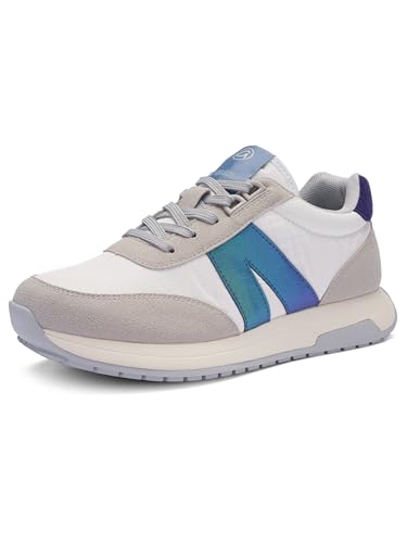 ara Zapatillas Malibu para Mujer, Pebble, EGGWHITE, Tinta 42 EU Amplia