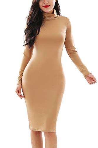 Yming Damen Midikleid Festlich Cocktailkleid...