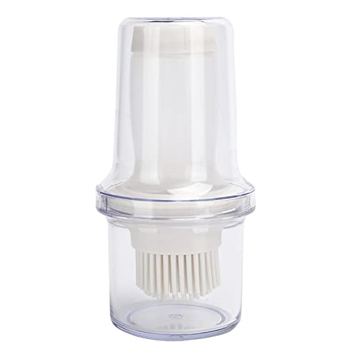 Sauce and Oil Bottle with Silicone Brush, Olive Oil Dispenser Bottle Cooking Oil Container with Silicone Basting Brush for Cooking Vinegar Sauce BBQ Grill Frying