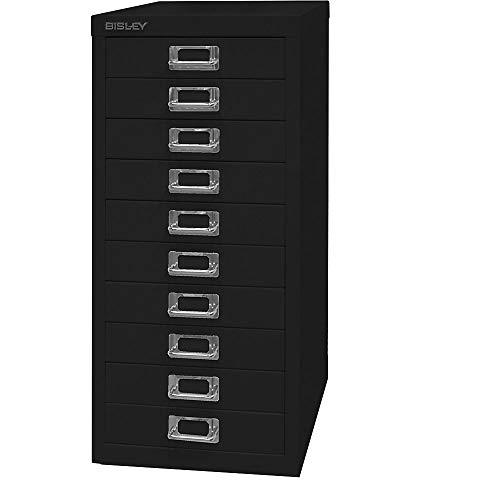MultiDrawer Serie 29 DIN A4 10 cassetti Metallo 633 38 x 27.9 x 59 cm nero