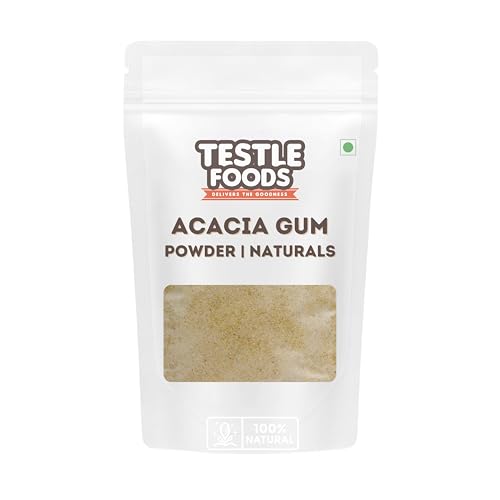 Pure Acacia Gum (Gum Arabic) Powder – 100% Natural, Water-Soluble Prebiotic Fiber | Food-Grade Thickener, Stabilizer & Binder for Baking, Beverages & Herbal Formulations | Gluten-Free & Vegan | 400g