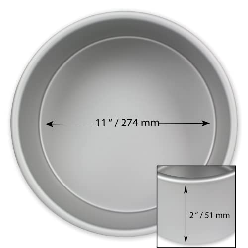 PME Round Cake Pan, Aluminium, 11 x 2 inch, Silver, 279 x 50mm - Image 2
