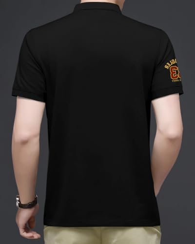 Image of Noble Monk Men's Cotton Blend Regular Fit Polo T-Shirt