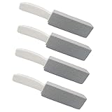 Pumice Stone with Handle Toilet Bowl Cleaning Stick Scouring Pad 4 Pack