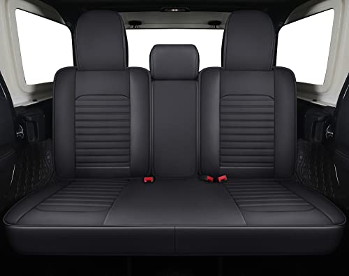 Image of Aierxuan Jeep Wrangler JK JL Seat Covers 4 Door Full Set (Black)