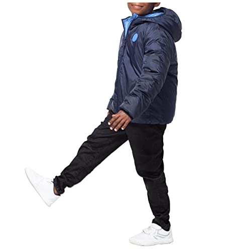 Image of Rokka&Rolla Boys' Reversible Lightweight Water-Resistant Puffer Jacket | Lightweight Breathable Reversible Puffer Makes A Hooded Winter Coat For Boys To Wear During Cold Weather Activity