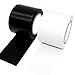 Produktbild ALBOYI Isolierband 2 Rollen, 50 mm x 15 m Elektro-Isolierband Selbstklebendes, PVC Klebeband Wasserdichtfür für Isolieren, Reparieren, Bündeln von Kabeln, Schwer Entflammbar, Schwarz & Weiß
