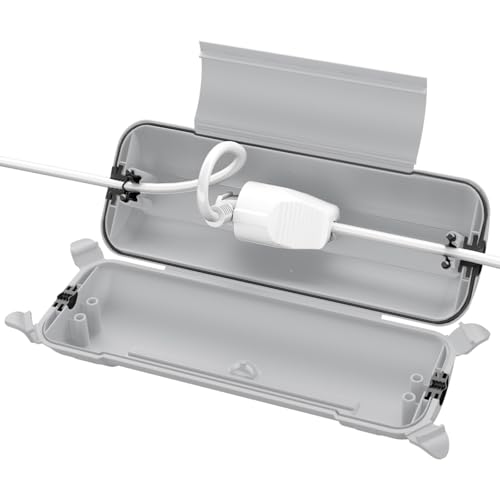 Fiche Schuko mouillée ? Boîte étanche IP44 RESTMO grand boîtier de protection extérieur