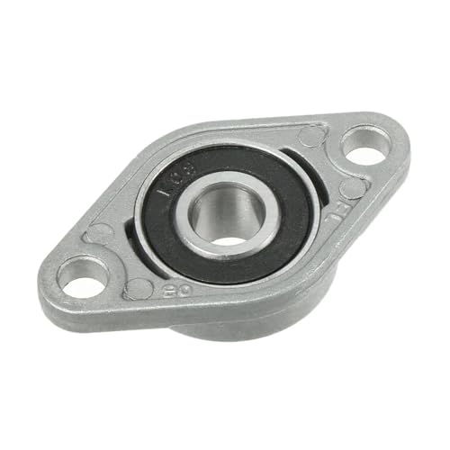 4 pieces Kfl08 housing bearing 8 mm inner diameter zinc alloy diamond flange bearing CNC