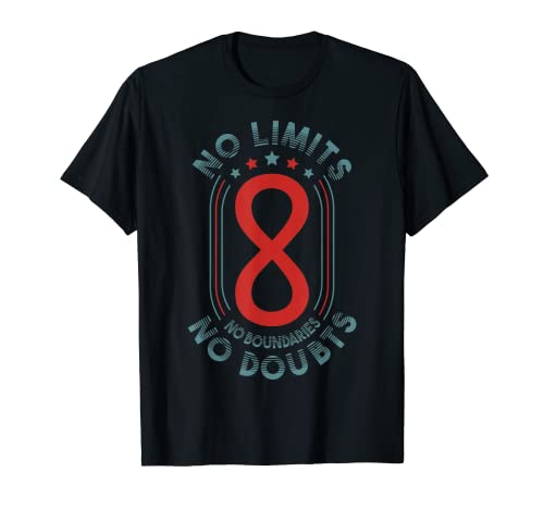 Photo de No Limits, No Boundaries, No Doubts T-shirt rétro T-Shirt