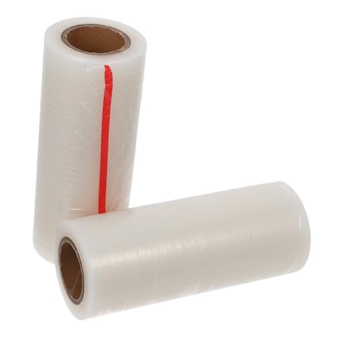 NUOBESTY 2 Rolls Disposable Shoe Covers Dispenser Automatic Seal Tape Machine for Home Office Factory Supermarket Versatile Fits All Prevents Shoe Sole