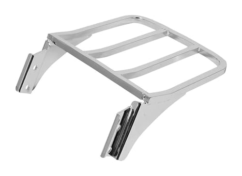 Dossier Moto Sissy Bar Argent pour Résoudre le Manque de Place et Fixer Vos Sacs sur Dyna
