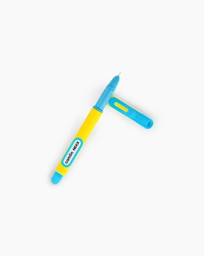 Image of Camel Nexx Fountain Pen - Pack of 1 | Smooth Ink Flow | Ergonomic Grip | Stylish Multicolour Body (Colour May Vary)