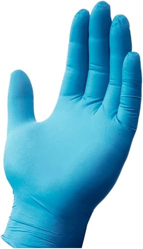 Safety Zone GNPR-MD-1A 3MIL, Blue Powder Free Nitrile Glove M