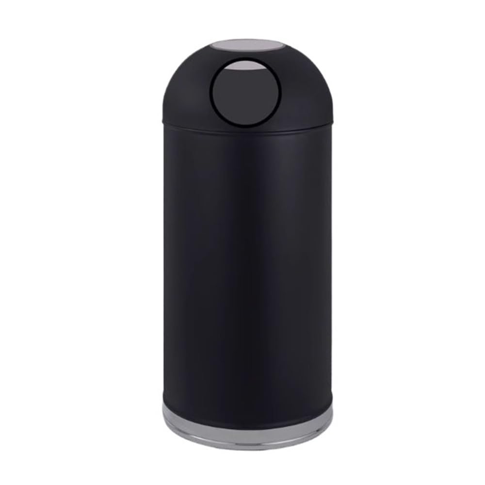 OWOHYG Ashtray Trash Can Large Capacity Trash Cans With Ashtrays, Creative Milk Tea Coffee Shops, Snack Shops, And Ashtray Columns In Commercial Smoking Areas.Black