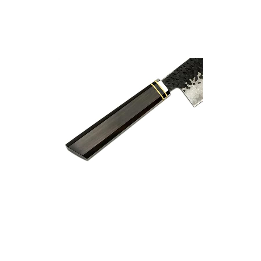 Kitchen Knife Set 5 PCS Kitchen Utensils Japanese Sharp Damascus VG10 Steel Hammer the Blade Surface Knife Chef Knife Exquisite Handle Tools/Home/Gift, Dishwasher Safe Daily Household Use