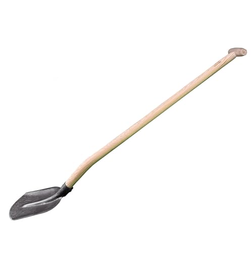 DeWit ErgoDigger T-Handle Border Digging Tool – Forged Steel Head & Ash Hardwood Handle Shovel