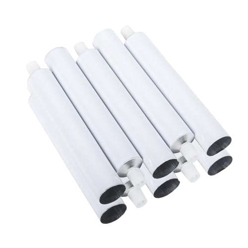 perfeclan 10x Tubetti vuoti per pittura a olio, contenitori per tubi ricaricabili con tappo a spillo, Tubetti vuoti per dentifricio, acquerelli, oli