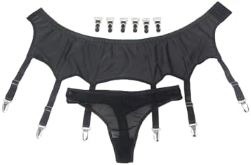 Cottelli Collection - Wetlook Jarretel Set Met Topje En Kousen Voor Een Complete Spannende Uitstraling Maat Xl Zwart