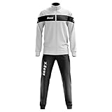  Zeus Tuta Apollo Chándal de Fútbol Sala para Hombre Complemento Relax Pegashop Colour Blanco-Negro (XL)
