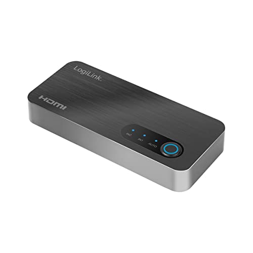 Switch HDMI 8K LogiLink HD0058 distribuidor de vídeo HDR de 2 entradas y 1 salida