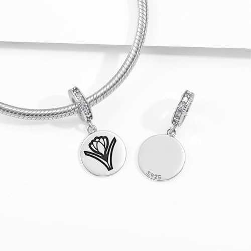 Bracelets à breloques originaux élément en argent 925 durable qui ne ternit pas