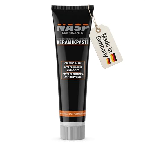 NASP Keramikpaste Anti-Seize metallfreie Montagepaste hitzebeständig gegen Korrosion Festfressen (100ml Tube)