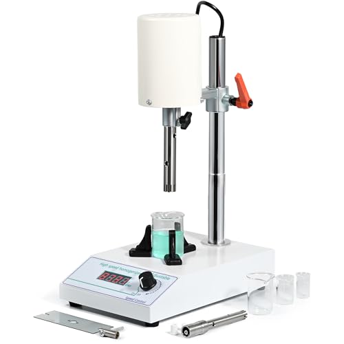 High Speed Homogenizer 8000-22000rpm Speed Adjustable Lab Emulsifier Disperser 110V
