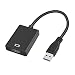 Produktbild USB auf HDMI Adapter, USB 3.0 auf HDMI Adapter 1081P Full HD Video Audio Multi Monitor Konverter Adapter für PC Laptop Projektor HDTV Kompatibel mit Windows XP 7/8 / 8.1/10 (NO MAC & Vista)