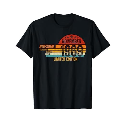 Regalo De Cumpleaños, Impresionante Desde Noviembre 1969 Camiseta