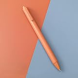 jinqiao Press Gel Pen - 24 Solid Color Ink Pens, Student Exam Bullet Genius Pen, Black Water Pen for School/Office. Brown(24sticks)