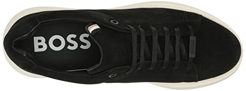 Image of BOSS Mens Suede Sneakers with Rubber Sole