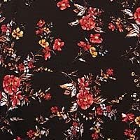 Womens Black Tie Cut Out Floral Pouf Sleeve Scoop Neck Short Party Shift Dress M - Image 4