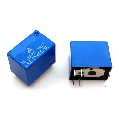 Relais de puissance SRS-05VDC-SL 5V 6 broches 3A pour circuit imprimé Lot de 5
