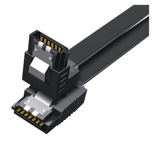 Cable de Datos SATA III 6Gbps 39 cm con Cerradura