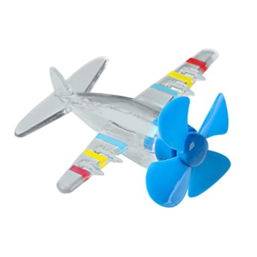 Arroopu Decoración de manillar de vehículo eléctrico, adorno de avión para manillar de bicicleta, luz LED de 3 colores, decoración exterior impermeable para adultos y niños