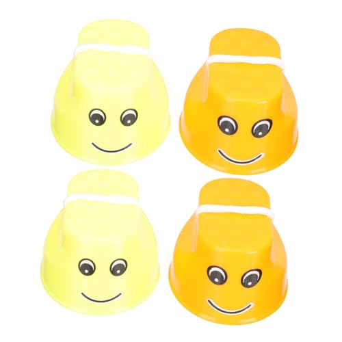 KONTONTY 4 Stück Junge Mädchen Stelzen Spielzeug Für Laufstelzen Junge Mädchen Stelzen Für Stepper Gleichgewichtstrainings-Spielzeug Langlebiges Material Fördert Feinmotorik Und Balance