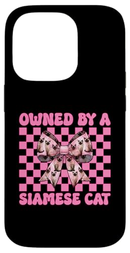 Owned By A Siamese Cat Girl Cat Mom sN RPbg { X}zP[X iPhone 14 Pro p