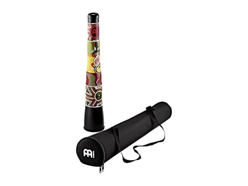Meinl Percussion Slide Travel Didgeridoo - Größenverstellbares Reise Didgeridoo - D Stimmung - Inkl. Tasche - Kunststoff, Mehrfarbig (TSDDG2-BK)