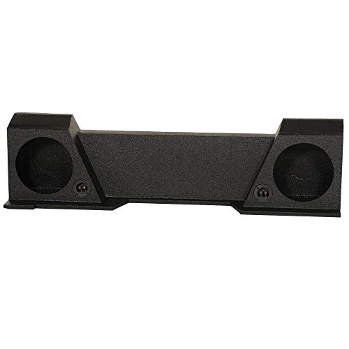 Q Power 2 Hole 10 Inch Enclosure for GMC Chevy 2007-2013 Xcab High Transmission